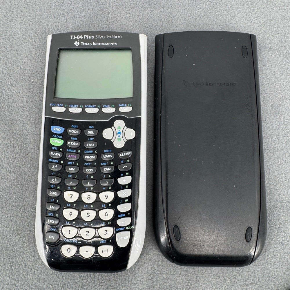 Texas Instruments TI-84 Plus Silver Edition Graphing Calculator For Parts Only